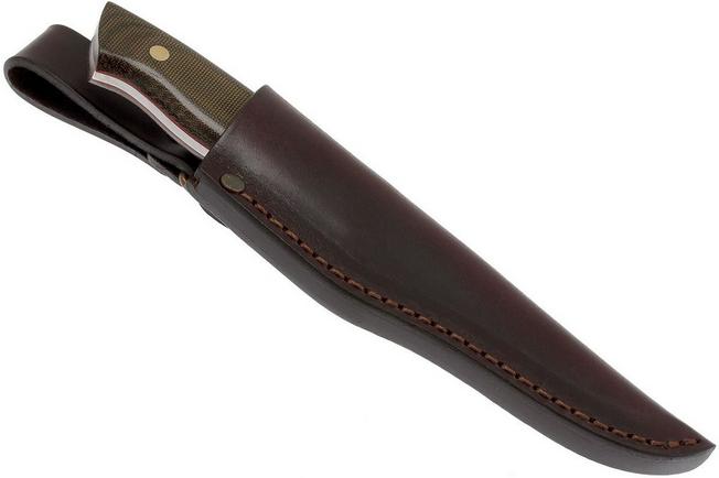 Image for Enzo Trapper 95 - O1 Scandi - Green Canvas Micarta-2014-813