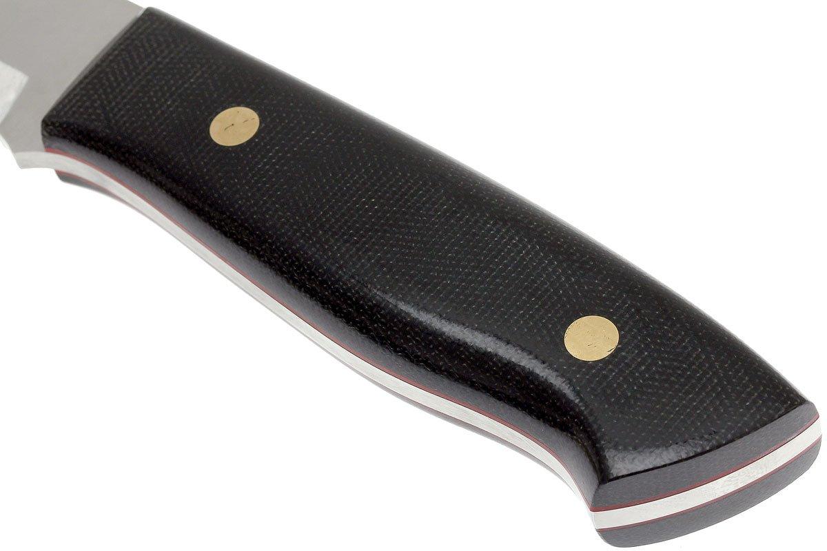 Enzo Trapper 95 - O1 Scandi - Black Canvas Micarta - 2018 ...
