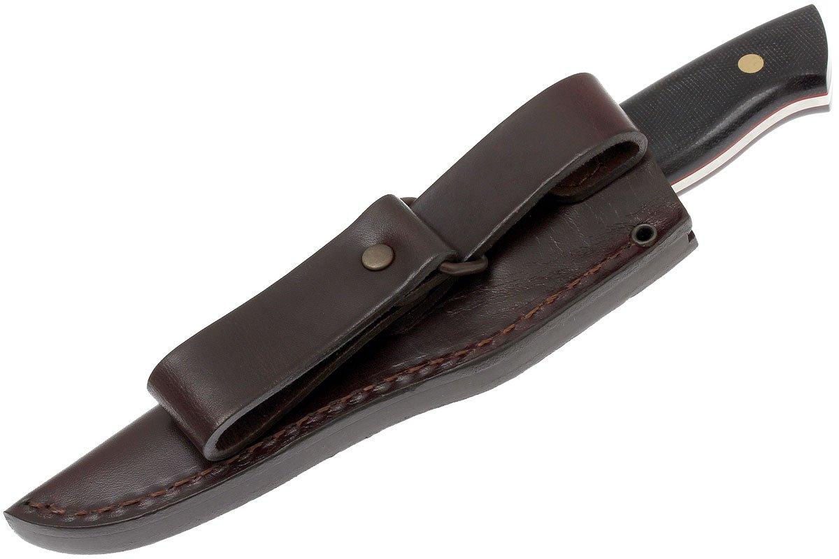 Enzo Trapper 95 - O1 Scandi - Black Canvas Micarta - 2018 ...