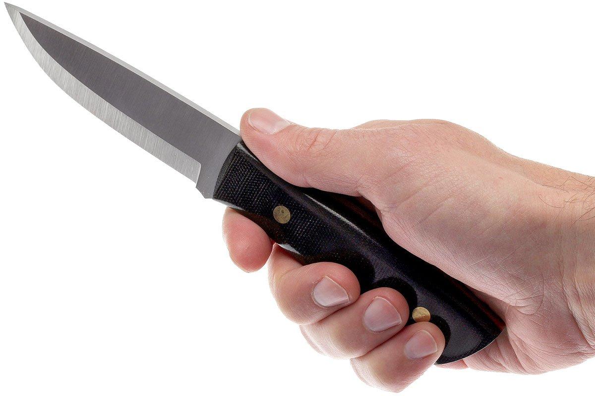 Enzo Trapper 95 - O1 Scandi - Black Canvas Micarta - 2018 ...