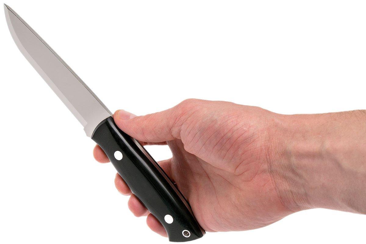 EnZo Trapper 115 - N690Co Scandi - Black G10 - 2066 | Advantageously ...