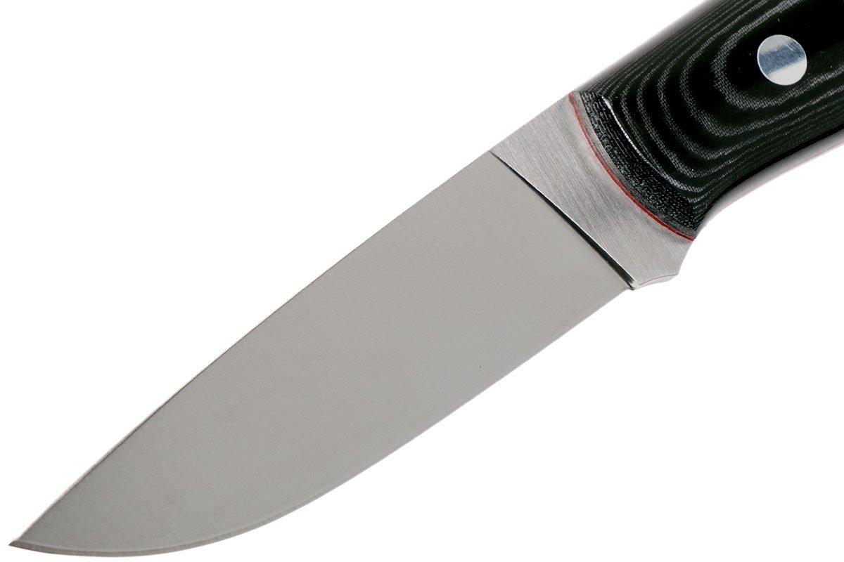 EnZo Trapper 95 - Elmax Flat - Black Canvas Micarta - 2090 ...