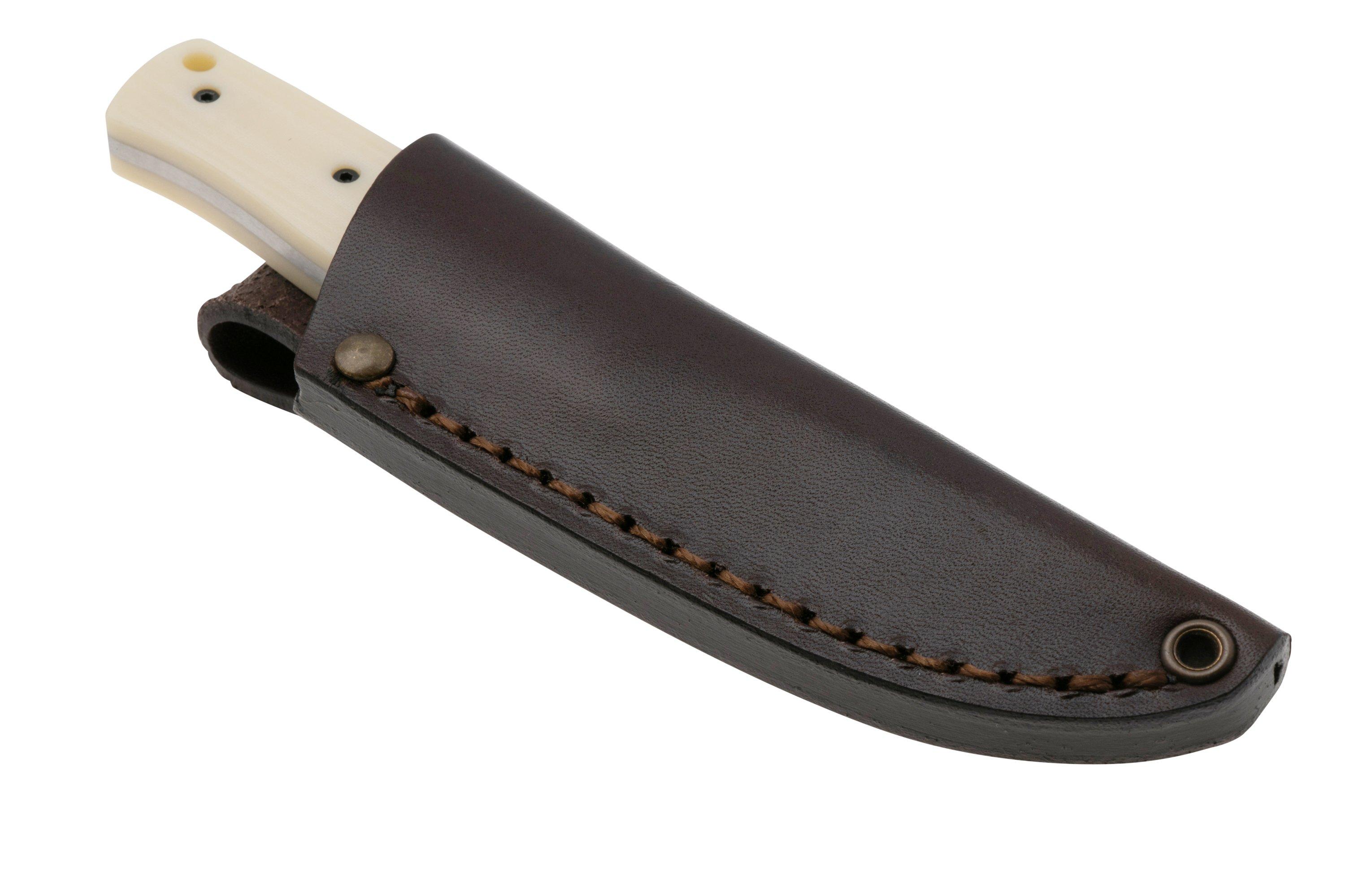 Brisa Pk70Fx 462 12C27 Scandi, Ivory Micarta, fixed knife ...