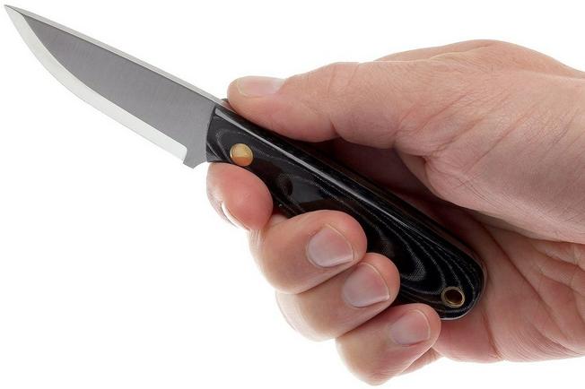 Image for Enzo Necker 70, black micarta, kydex sheath 9807