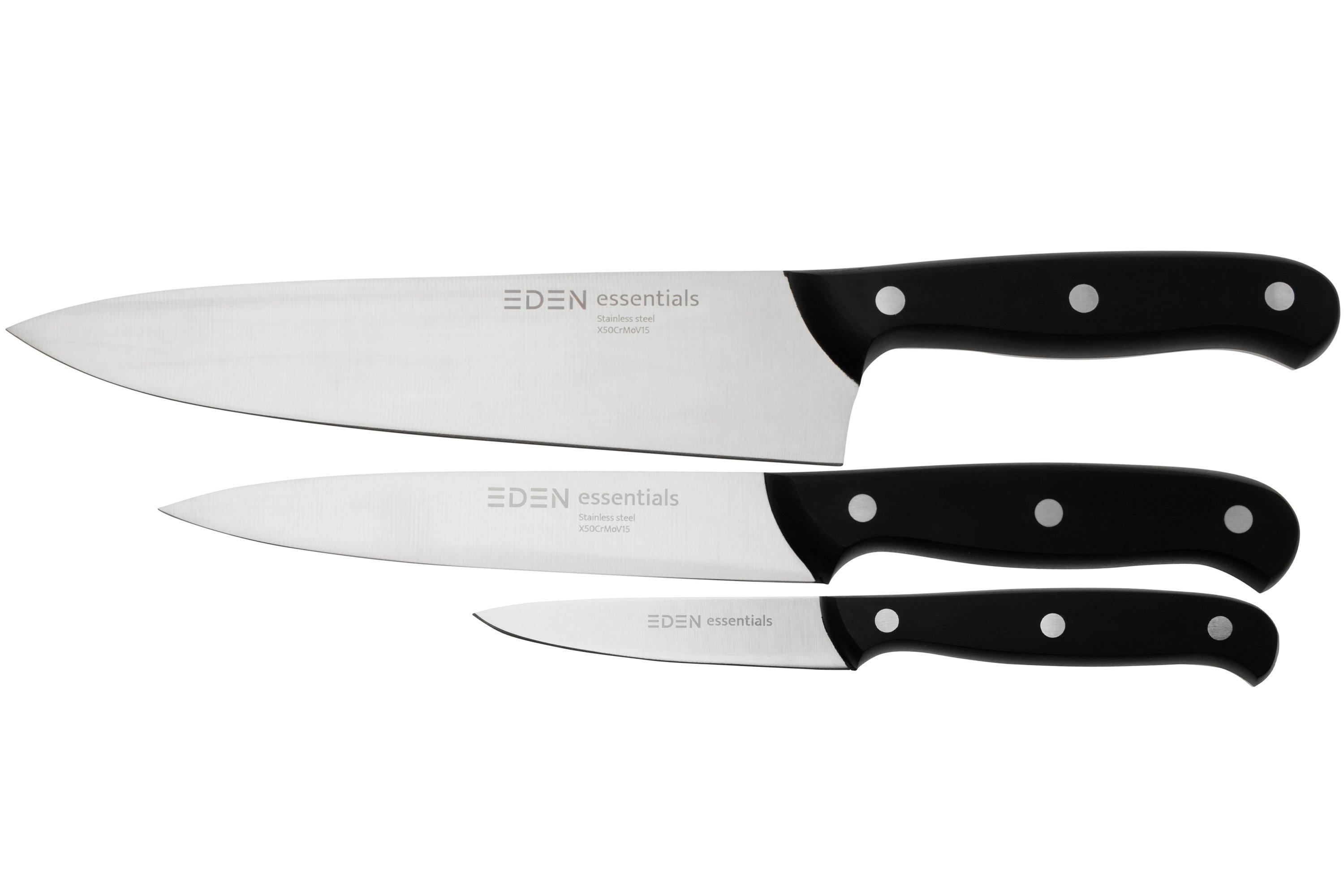 Eden Essentials Messerset 3-teilig, 2000-S03 | Günstiger shoppen bei ...