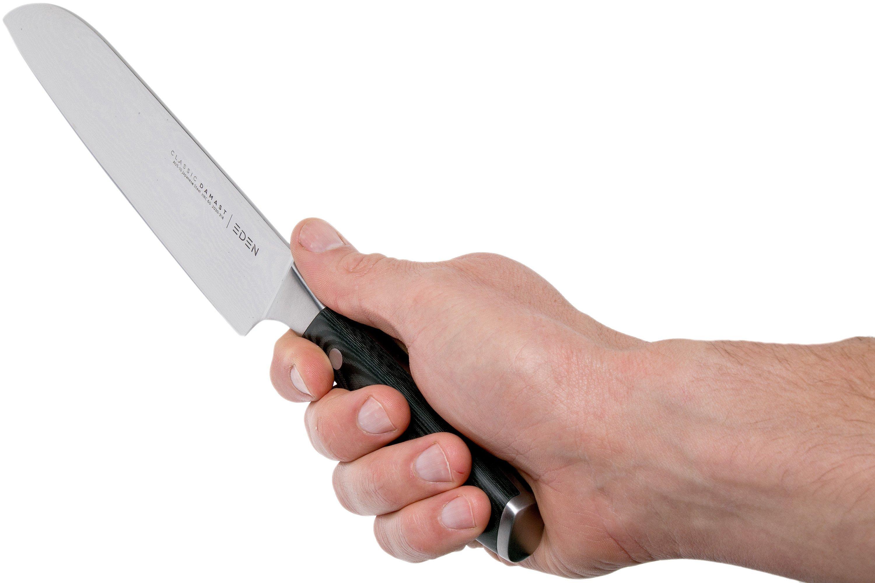 Eden Classic Damast santoku 18 cm | Advantageously shopping at ...