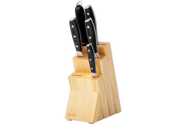 Image for Eden Classic Damast 2030-S03, 6-piece knife set (incl. block)