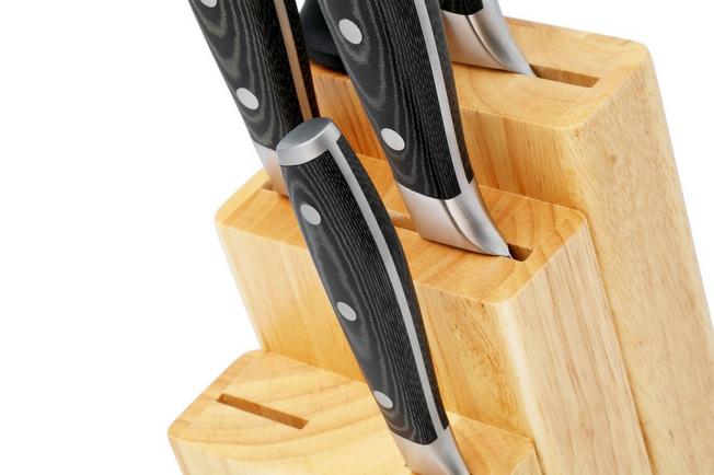 Image for Eden Classic Damast 2030-S03, 6-piece knife set (incl. block)