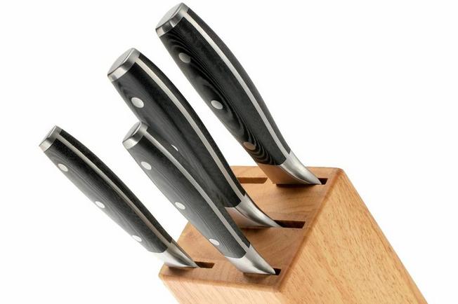 Image for Eden Classic Damast 5-piece knife set (incl. block)