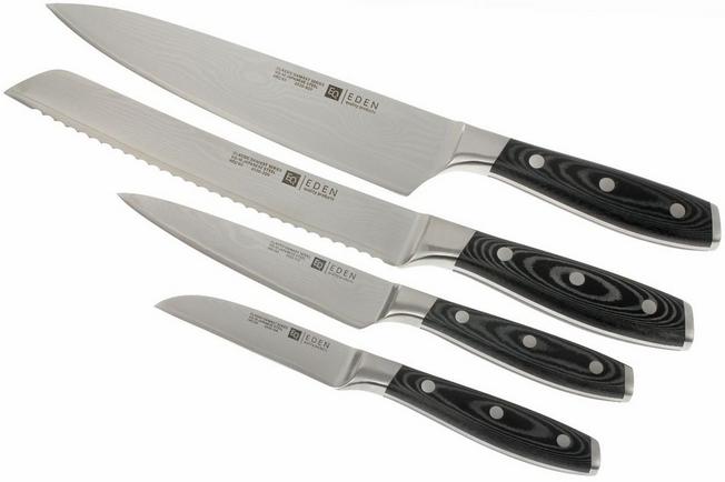 Image for Eden Classic Damast 5-piece knife set (incl. block)