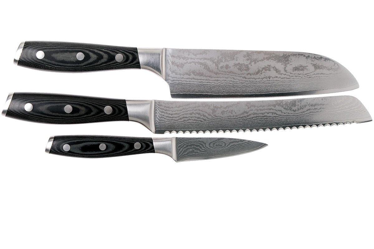 Eden Classic Damast 2030-S07, 3-piece knife set | Advantageously ...