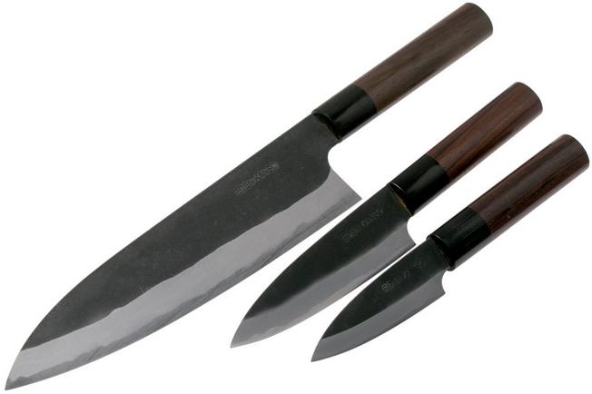 3-PIÈCES ENSEMBLE DE COUTEAUX À SANTOKU-UNIVERSEL-ÉPLUCHER – ONYXCOOKWARE FR