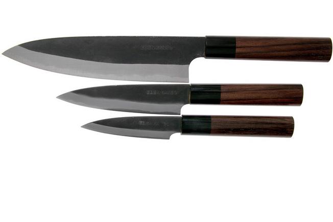 Bij wet Archeologie Het formulier Eden Kanso Aogami 3-delige messenset | Voordelig kopen bij knivesandtools.nl
