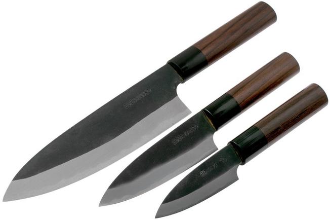 Bij wet Archeologie Het formulier Eden Kanso Aogami 3-delige messenset | Voordelig kopen bij knivesandtools.nl