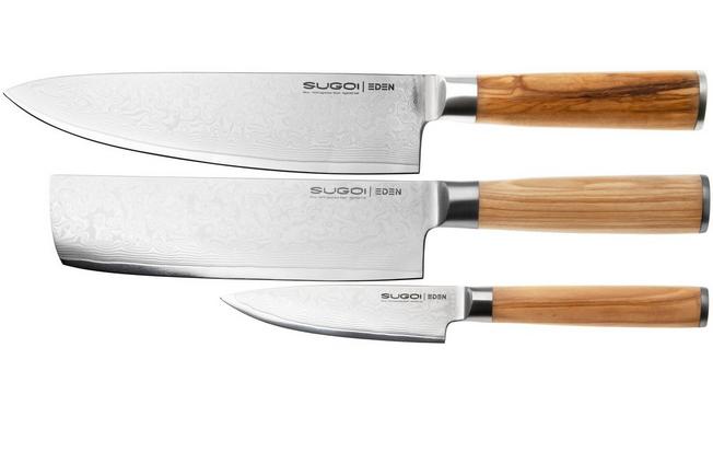 Afbeelding voor Eden Sugoi Olive 2090-S01, 3-delige messenset