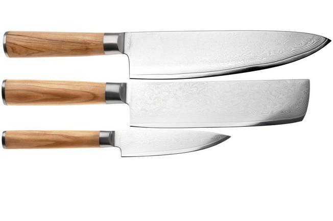 Afbeelding voor Eden Sugoi Olive 2090-S01, 3-delige messenset