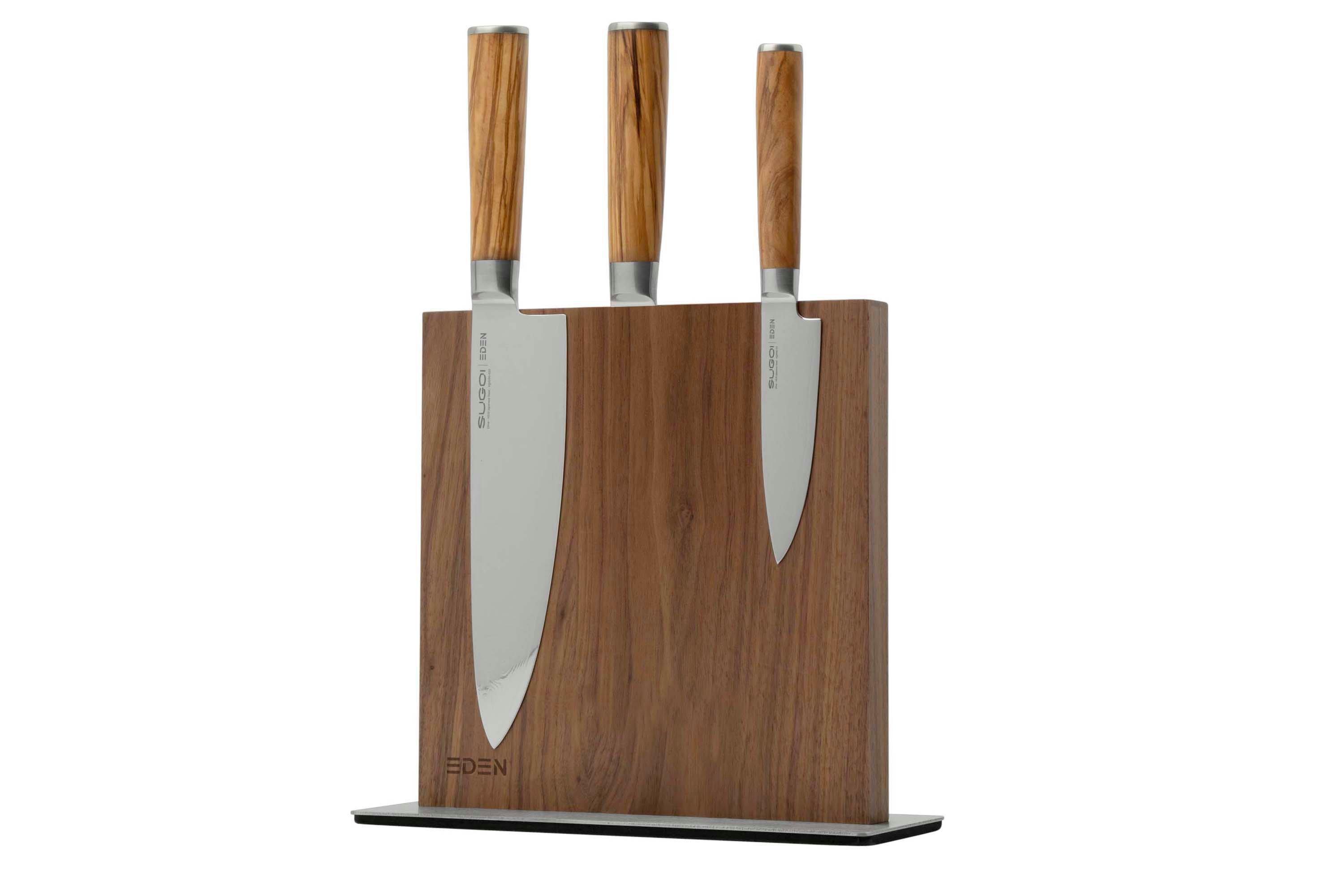 Eden Knife Block EQB100 walnut wood Advantageously shopping