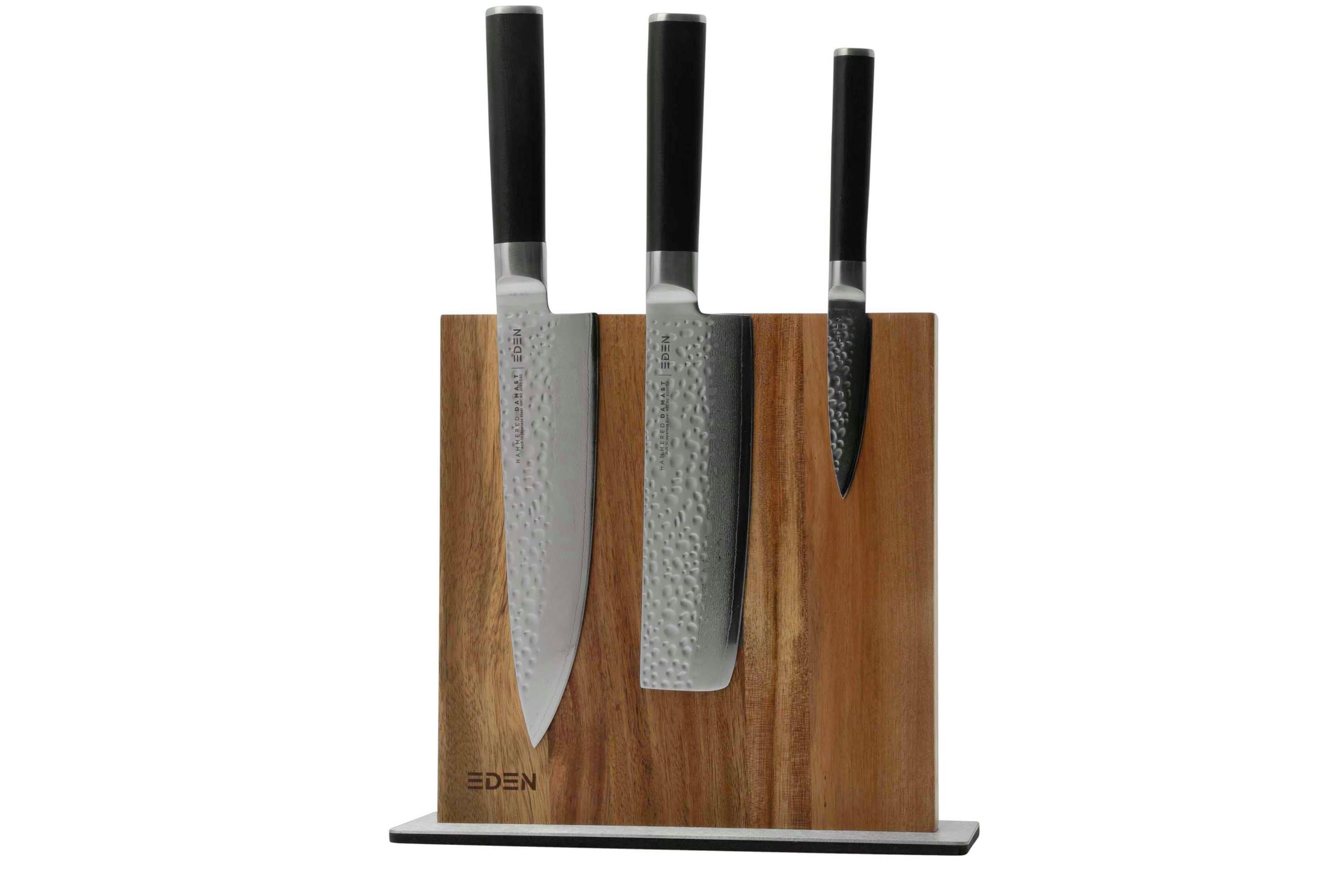 Eden Knife Block EQB101 acacia wood Advantageously shopping