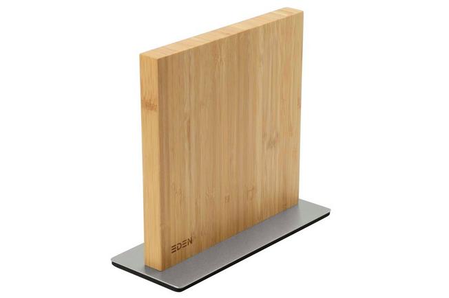 Eden Magnetic Knife Block EQB103, blocco magnetico portacoltelli in bambù