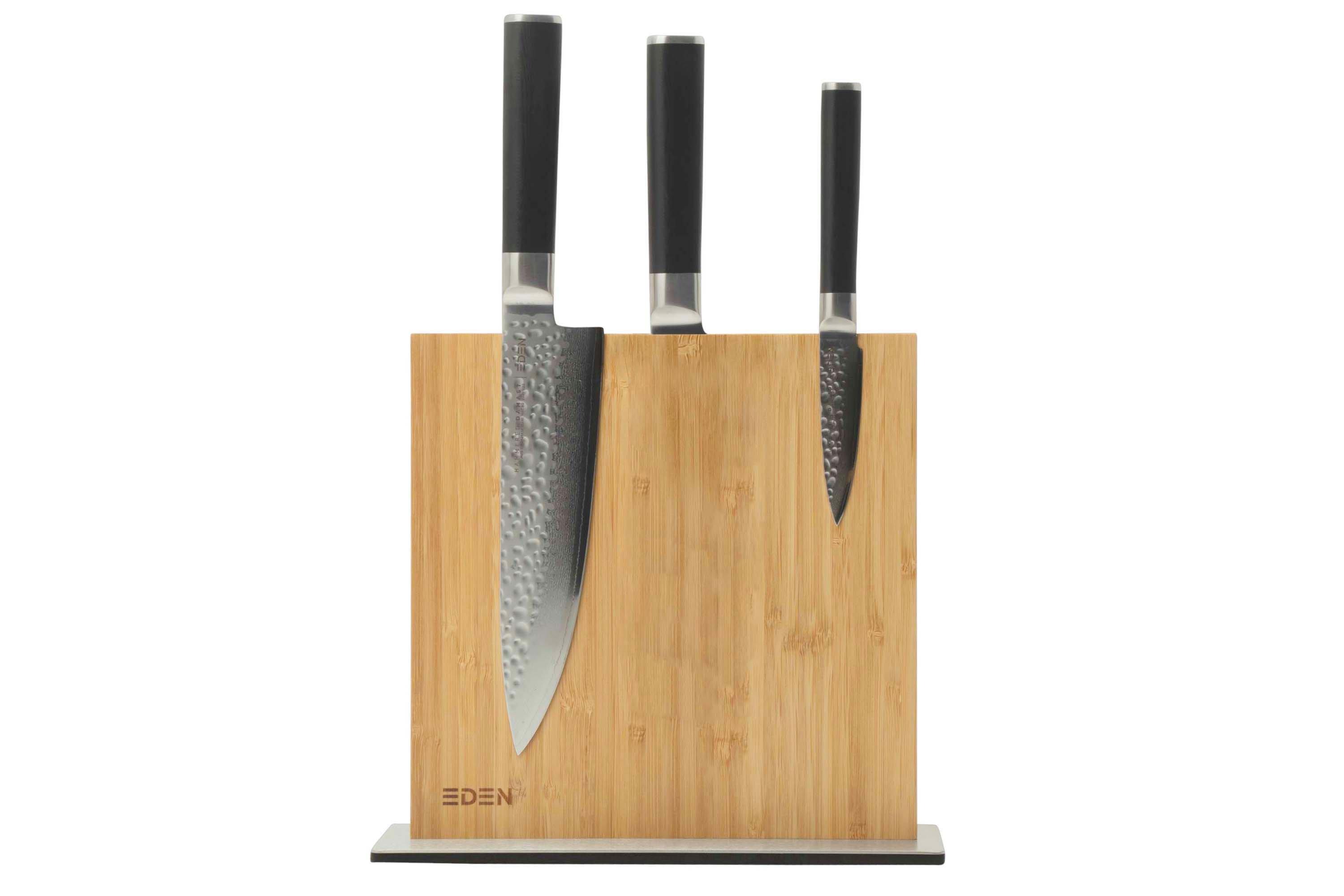 Eden Knife Block EQB103 bambou Achetez à prix avantageux