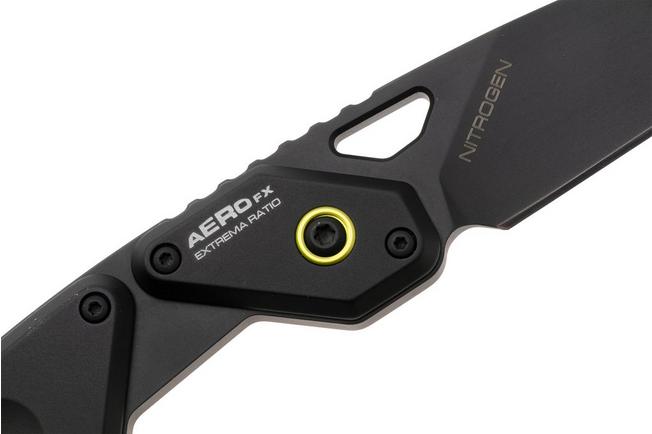 Afbeelding voor Extrema Ratio Aero 04.1000.0180/NIT/BLK/A1/A11, Nitrogen, Black Lime Aluminium, zakmes