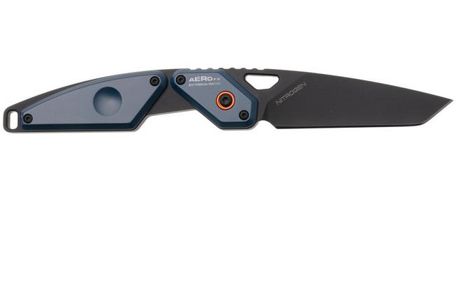 Afbeelding voor Extrema Ratio Aero 04.1000.0180/NIT/BLK/C3/A10, Nitrogen, Blue Orange Aluminium, zakmes
