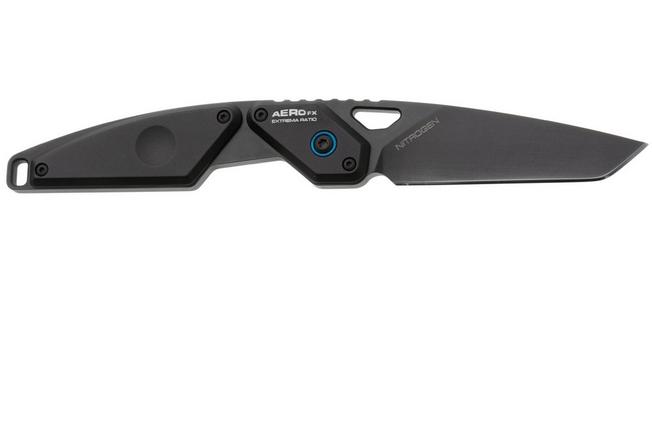 Afbeelding voor Extrema Ratio Aero FX 04.1000.0182/NIT/BLK/A1/A9, Nitrogen, Black Blue Aluminium, vaststaand mes