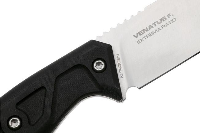 Afbeelding voor Extrema Ratio Venatus 04.1000.0089/NIT/SAT-BL, Satin Nitrogen, Black G10 jachtmes