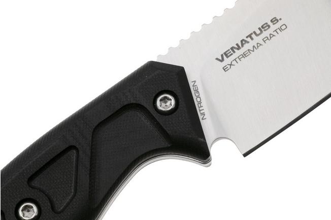 Afbeelding voor Extrema Ratio Venatus S 04.1000.0091/NIT/SAT-BL, Satin Nitrogen, Black G10 jachtmes
