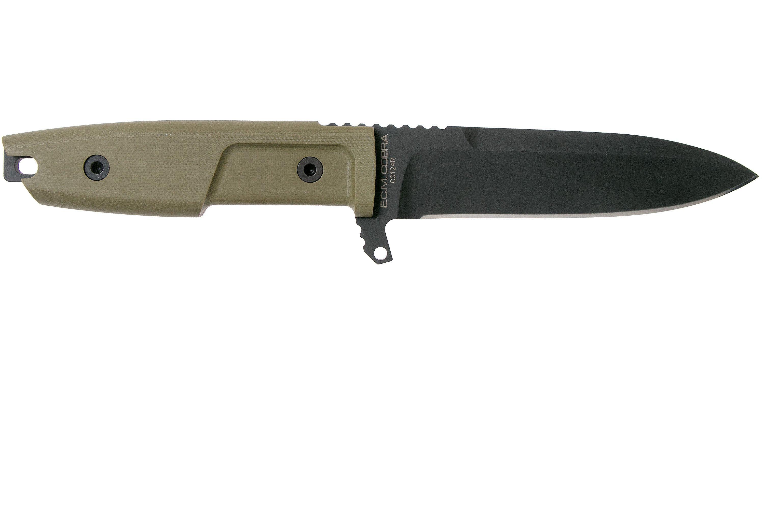 Extrema Ratio E.C.M. Cobra, Black 04.1000.0095/BLK fixed knife