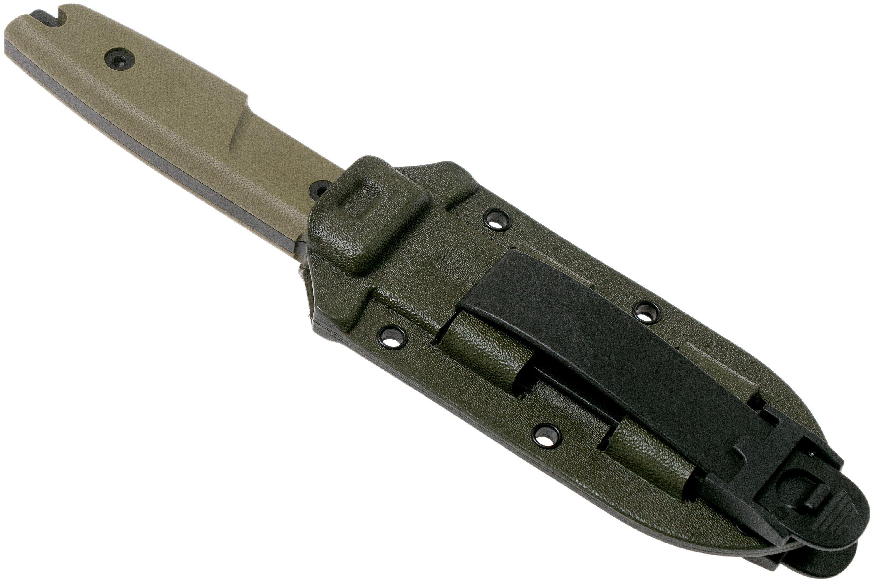 Extrema Ratio Pugio Feststehendes Messer – Single Edge, Schwarz – Survival-, Outdoor-, Jagdmesser