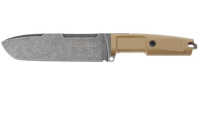 Afbeelding voor Extrema Ratio Ontos II Expeditions 04.1000.0122/EXP, Darkwashed Böhler N690, Desert Tan Forprene, vaststaand mes