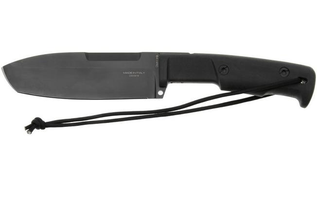 Afbeelding voor Extrema Ratio Selvans 04.1000.0129/S6/BLK-BLK, Black Böhler S600, Black Forprene, survivalmes