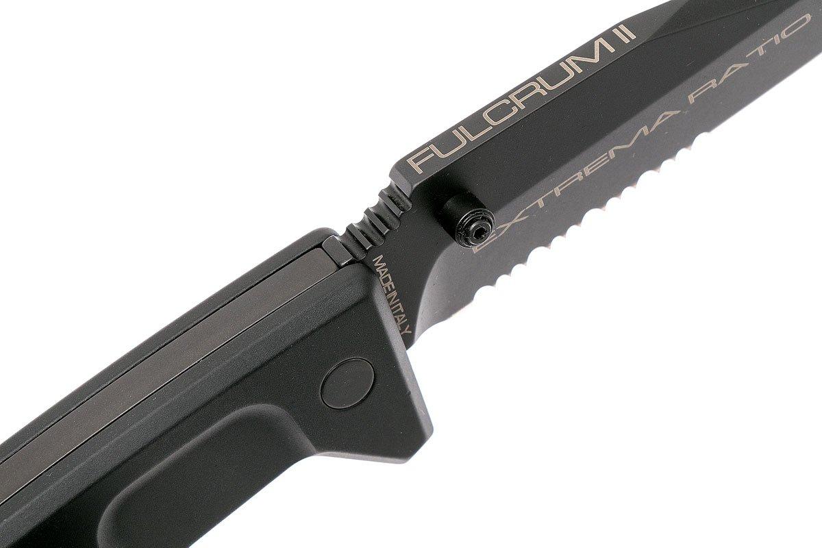 Extrema Ratio Fulcrum II Tanto Black pocket knife Advantageously