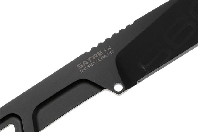 Afbeelding voor Extrema Ratio Satre FX 04.1000.0225/S6/BLK EXP Dark Black Böhler S600, nekmes