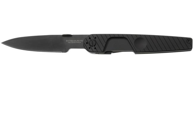 Afbeelding voor Extrema Ratio LKU01 Urban Dark 04.1000.0243/U/BLK-BLK, Black Böhler N690, Black Aluminum zakmes, Danilo Rossi Lajolo di Cossano design