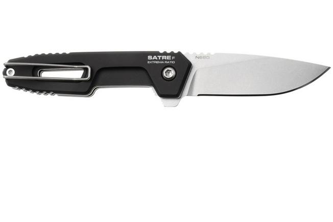 Afbeelding voor Extrema Ratio Satre F 04.1000.0246/SW/A1 Stonewashed Böhler N690, Black Aluminum, zakmes