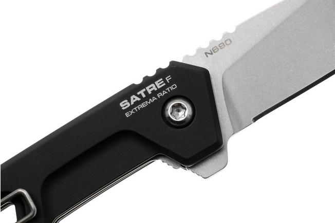 Afbeelding voor Extrema Ratio Satre F 04.1000.0246/SW/A1 Stonewashed Böhler N690, Black Aluminum, zakmes