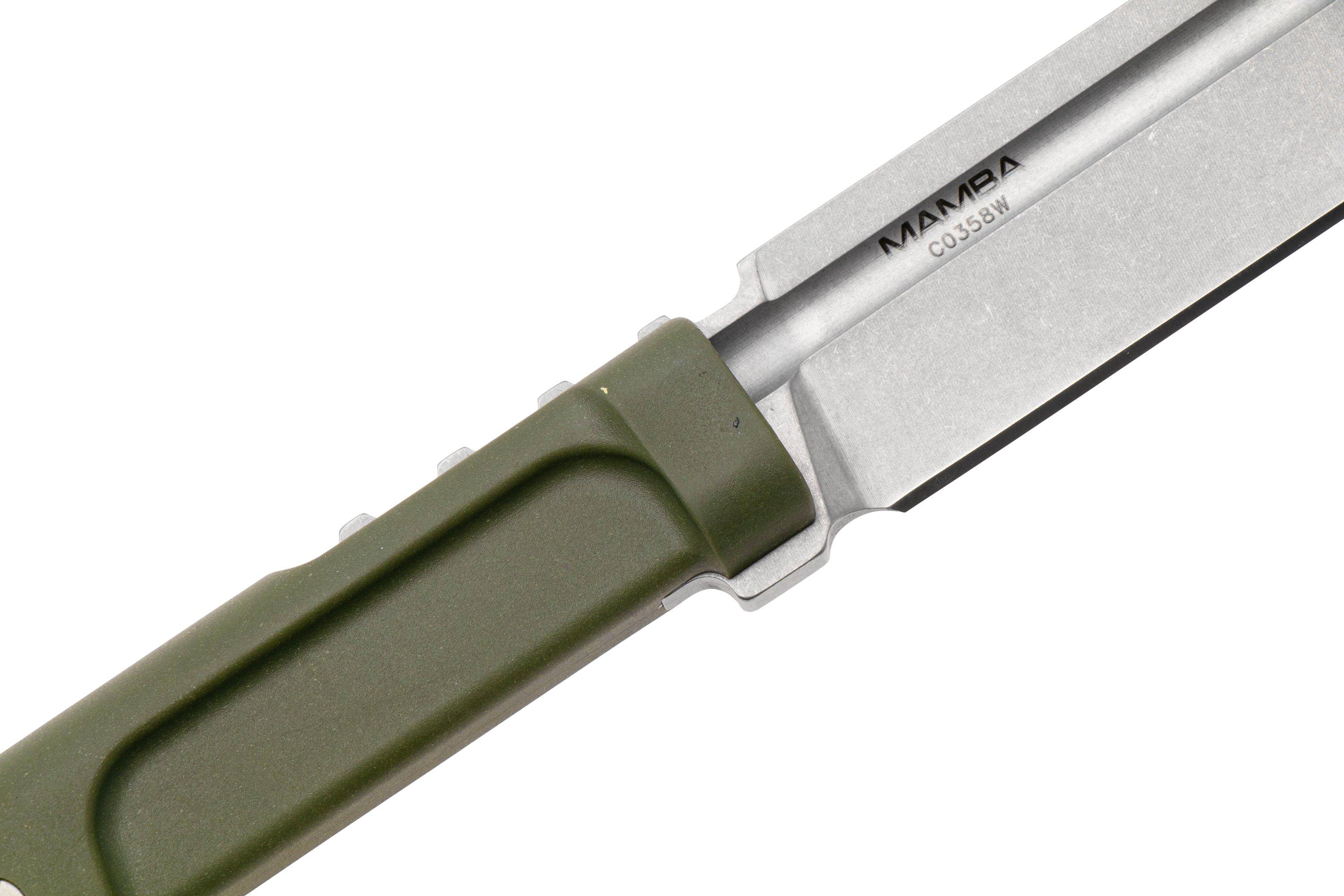 Extrema Ratio Mamba Ranger Green 04-1000-0477-GRN, vaststaand mes