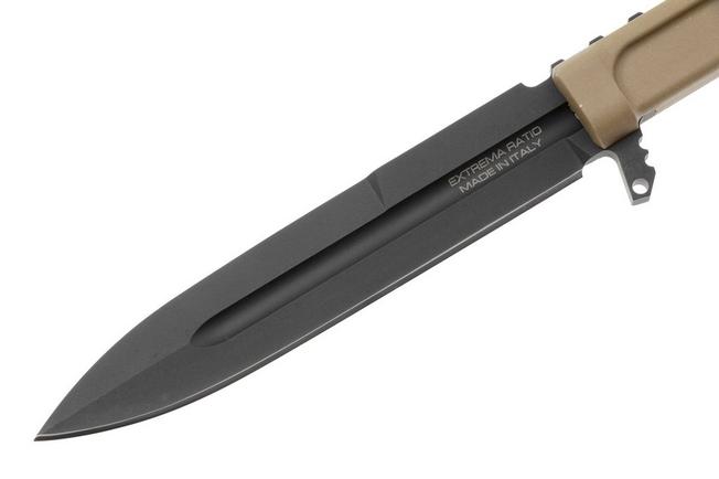 Afbeelding voor Extrema Ratio Requiem 04.1000.0478/M3/BLK-HCS, Black Böhler M390, HCS Forprene vaststaand mes