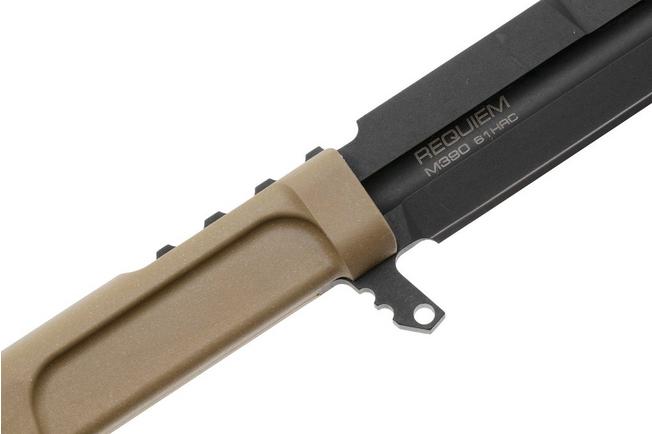 Afbeelding voor Extrema Ratio Requiem 04.1000.0478/M3/BLK-HCS, Black Böhler M390, HCS Forprene vaststaand mes