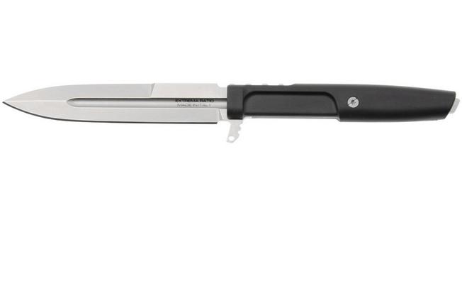 Afbeelding voor Extrema Ratio Requiem 04.1000.0478/M3/SW/BLK, Stonewashed Böhler M390, Black Forprene vaststaand mes