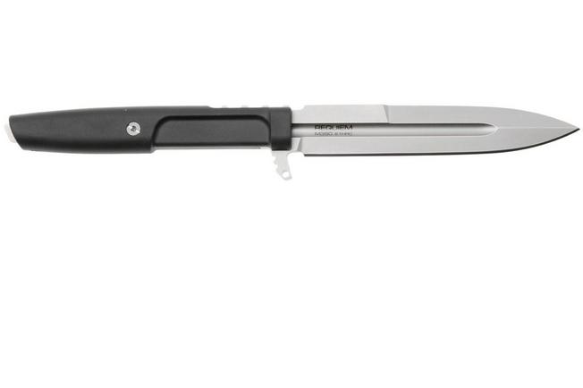 Afbeelding voor Extrema Ratio Requiem 04.1000.0478/M3/SW/BLK, Stonewashed Böhler M390, Black Forprene vaststaand mes