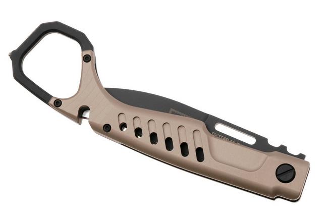 Afbeelding voor Extrema Ratio MH-Stealth 04.1000.0483/BLK/TM, Black Böhler N690, Tactical Mud Aluminum zakmes