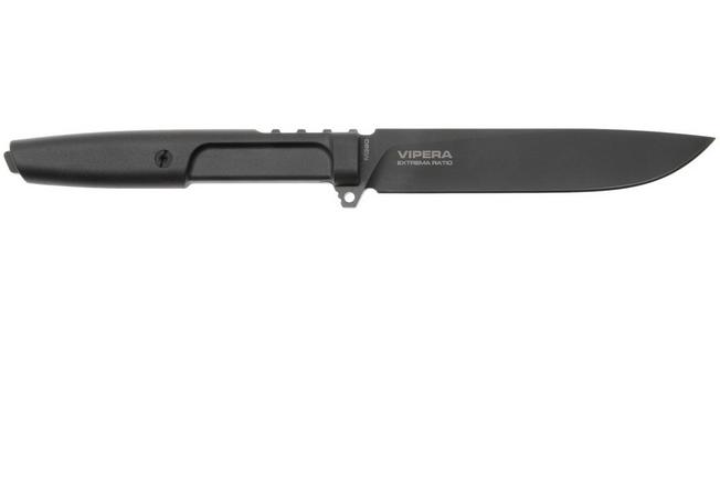 Afbeelding voor Extrema Ratio Vipera 04.1000.0484/M3/BLK/BLK, Black M390, Black Forprene vaststaand mes