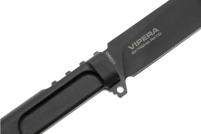 Afbeelding voor Extrema Ratio Vipera 04.1000.0484/M3/BLK/BLK, Black M390, Black Forprene vaststaand mes
