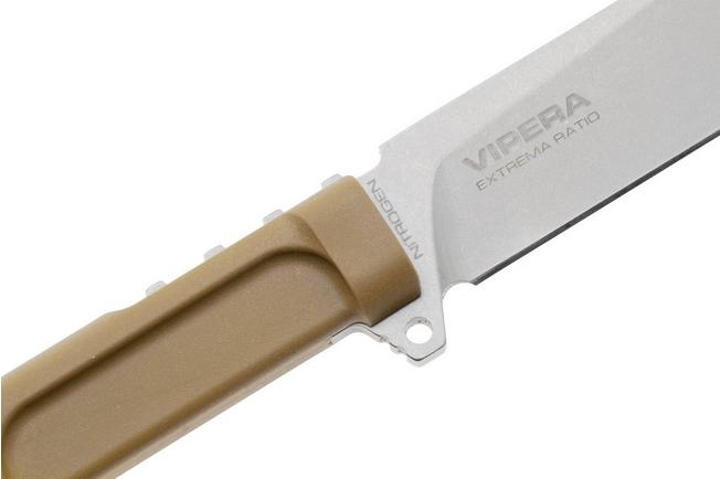 Afbeelding voor Extrema Ratio Vipera 04.1000.0484/NIT/SW/HCS, Stonewashed Nitrogen, HCS Forprene vaststaand mes