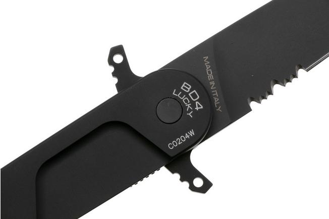 Afbeelding voor Extrema Ratio BD4 Lucky Black 04.1000.0497/BLK, Black Böhler N690, Black Aluminum zakmes