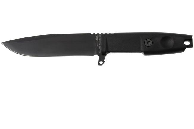 Afbeelding voor Extrema Ratio Folgore Verticale Limited Edition 04.1000.0202/M3/BLK/BLK, Gun Blued Böhler M390, Black Forprene vaststaand mes
