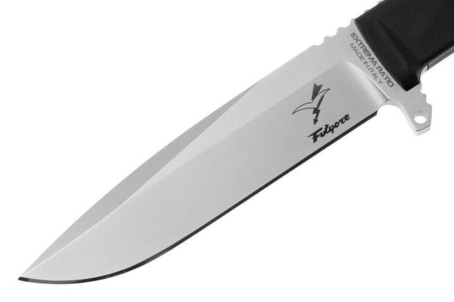 Afbeelding voor Extrema Ratio Folgore 04.1000.0202/NIT/SW/BLK, Stonewashed Nitrogen, Black Forprene vaststaand mes